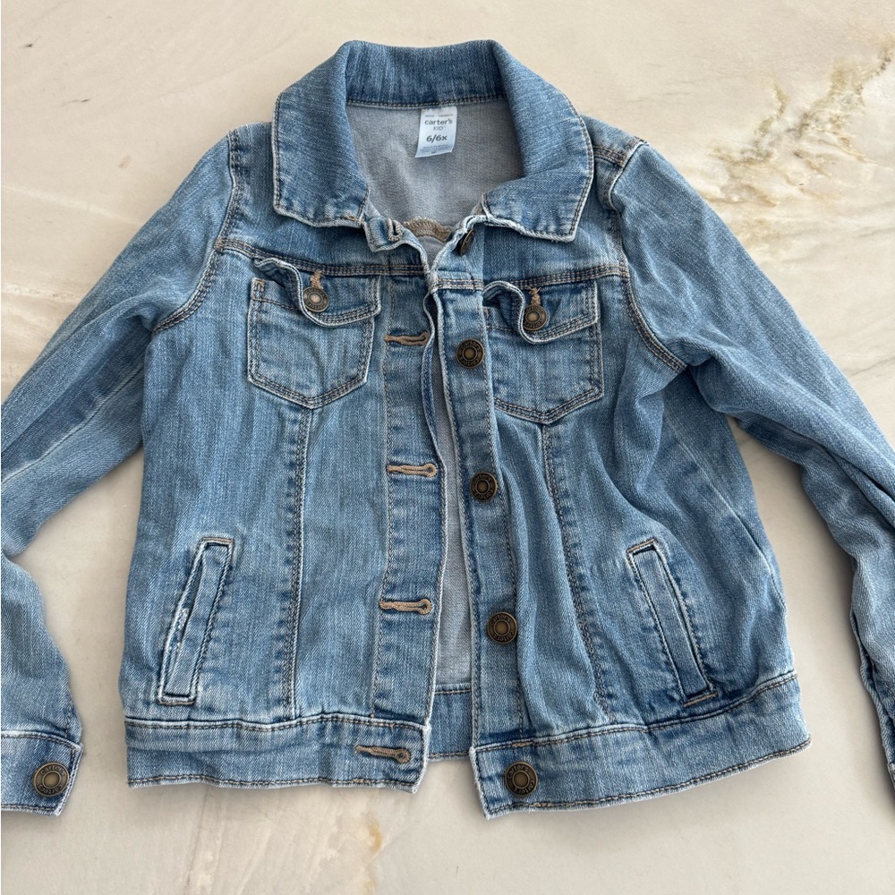 Denim Blue kids 6/6x Jacket